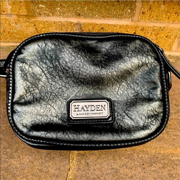 Hayden Harnett Metallic Vegan Emma Crossbody Purse - Picture 2 of 4